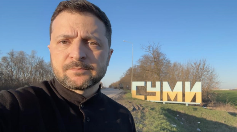 Зеленський відвідав напрямки на кордоні з Росією