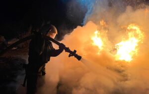 Атака на Київ: у місті здійнялися пожежі, є перебої з електрикою