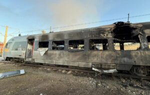 Укрзалізниця показала поїзд Інтерсіті після атаки