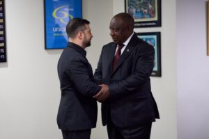 Зеленський зустрівся з президентом ПАР