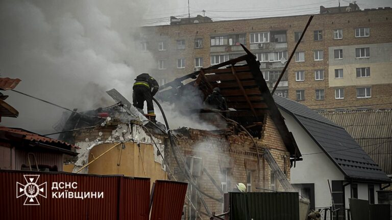 ДСНС показала наслідки обстрілу Київщини