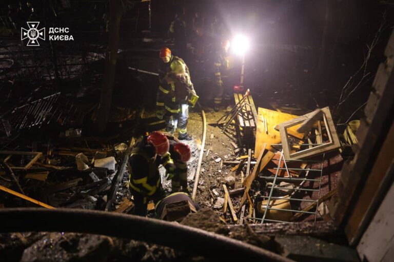 У ДСНС оприлюднили наслідки обстрілу Києва