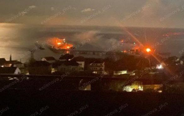 Удар по порту в Туапсе: з’явилися нові кадри