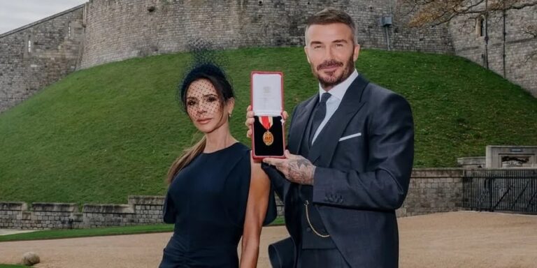 Вікторія Бекхем зворушливо привітала чоловіка після того, як він став сером