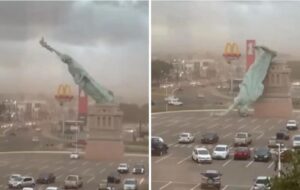 У Бразилії впала копія американської статуї Свободи