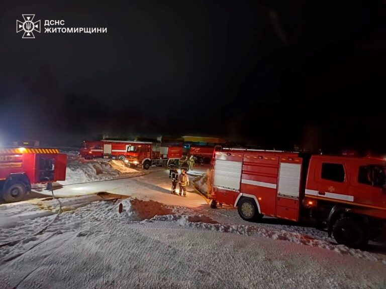 РФ вдарила по об’єктах критичної інфраструктури на Житомирщині