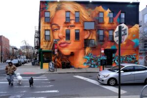 У Нью-Йорку з’явився мурал із зображенням вбитої української біженки