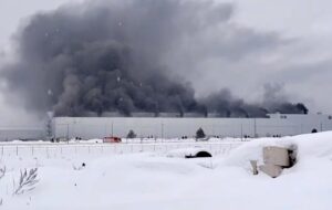 В російській Калузі спалахнув колишній автозавод Volkswagen