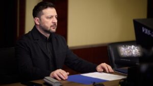 Звернення Володимира Зеленського до учасників спеціальної сесії Європейського парламенту 24.02.2026