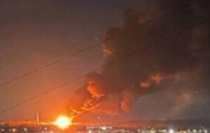 СБС підтверидили ураження нафтобази в Луганську