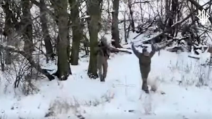 Нацгвардійці показали, як беруть окупантів в полон