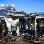 Під Одесою горів ринок Сьомий кілометр