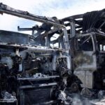 У Дніпрі згоріли 12 автомобілів на атакованій АЗС