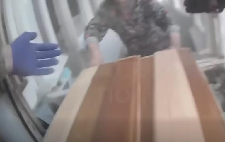 Атака на Київ: з&rsquo;явилося відео з бодікамер поліції