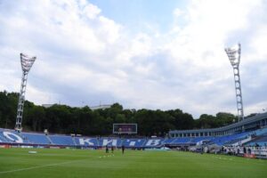 Стадіон імені Лобановського постраждав після атаки на Київ