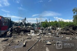 Удар по Дергачах на Харківщині: 19 поранених