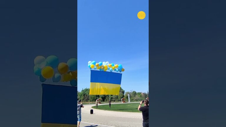 У Краматорську під гімн України у небо підняли прапор і стяг 81 бригади