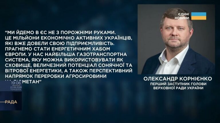 Парламентський день 22.06.2026