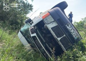 Автобус з дітьми потрапив у ДТП на Харківщині