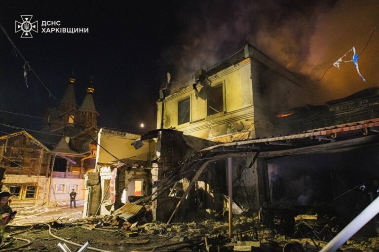 ДСНС показала наслідки атаки на Харківщину