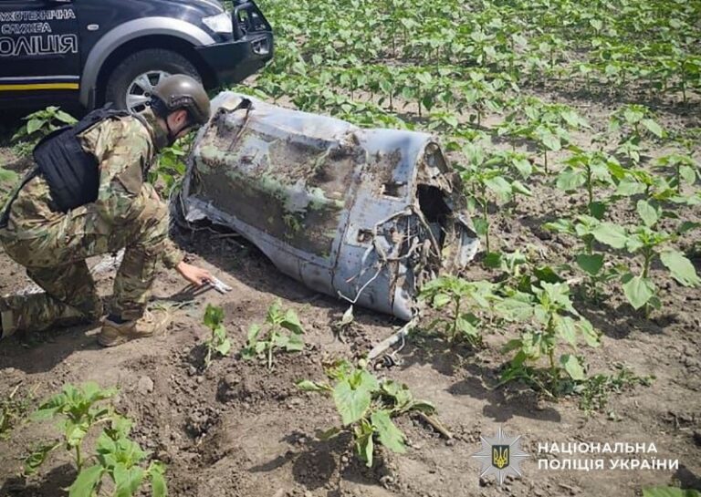 На Полтавщині виявили нерозірвану бойову частину російської ракети