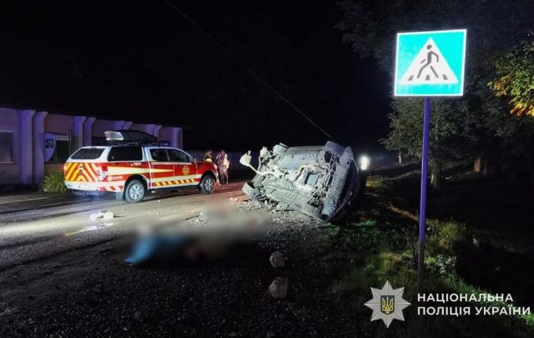 На Львівщині п’яний водій вбив трьох підлітків