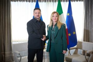 Зеленський зустрівся з Мелоні: нові ракети для ППО та коаліція Європи